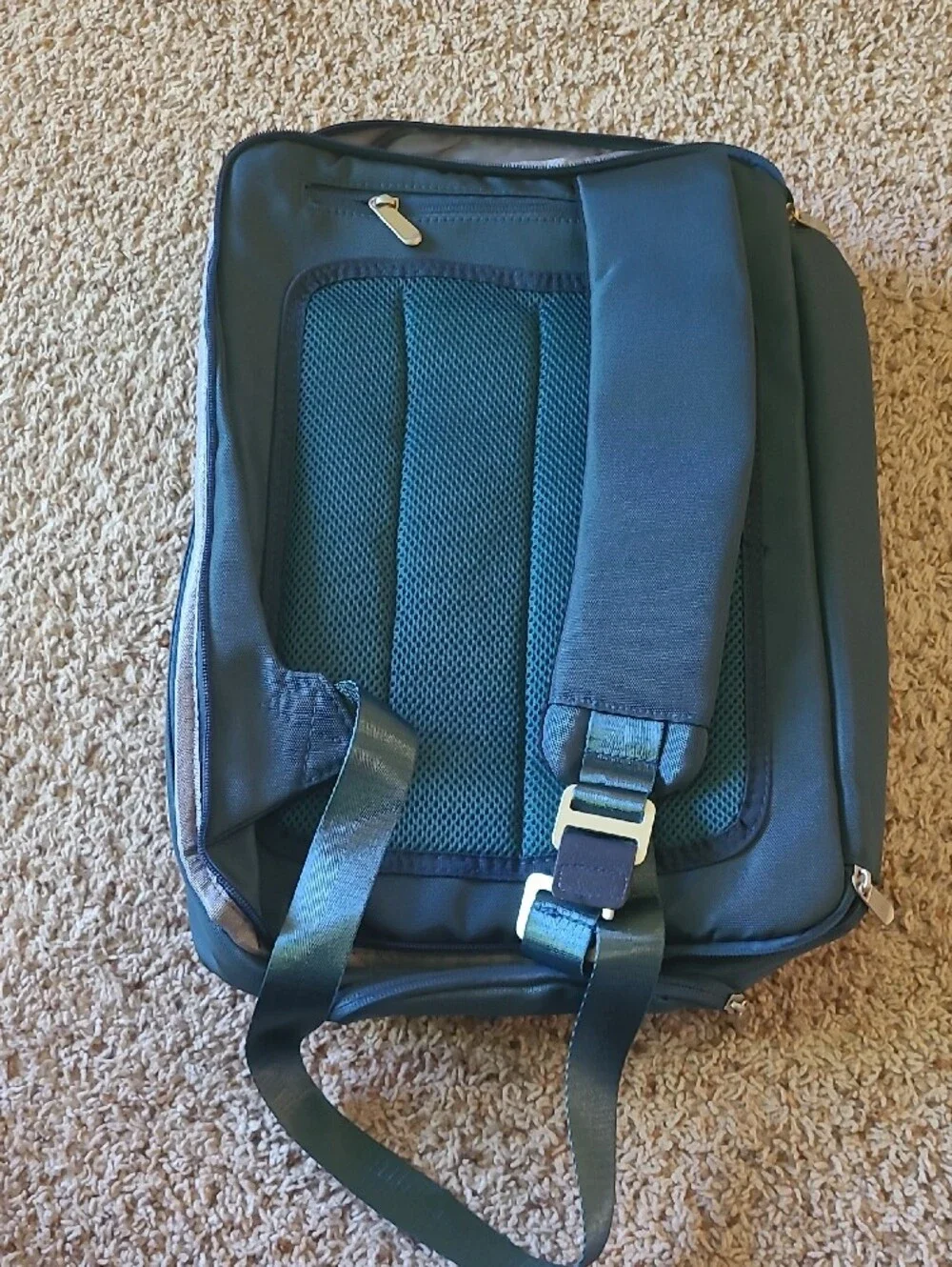 Men Or Womens Dark Teal Travel Or Tablet Organizer Bag